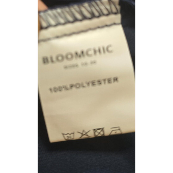 BloomChic Navy Blue Blouse - Picture 6 of 13